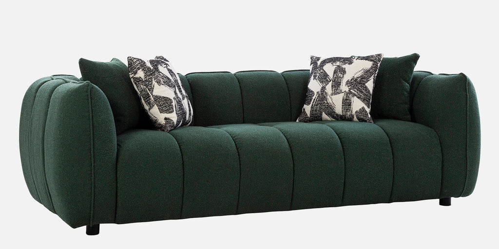 Belarus Fabric 3 Seater Sofa In Green Colour - Fine Arts (6)