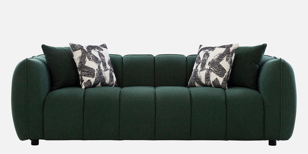 Belarus Fabric 3 Seater Sofa In Green Colour - Fine Arts (7)