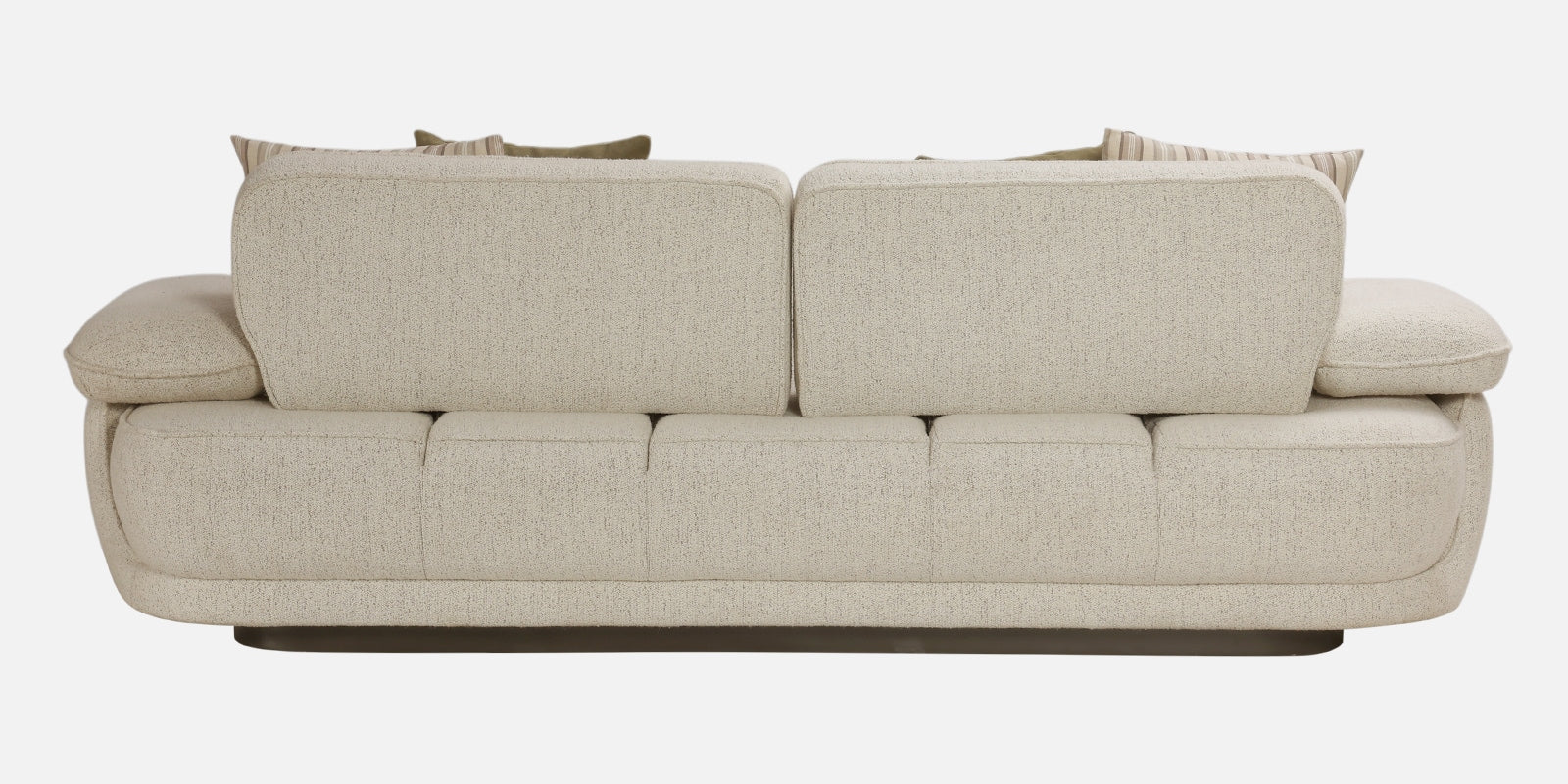 Brina Fabric 3 Seater Sofa with Adjustable Backrest in Beige Colour - Fine Arts (14)
