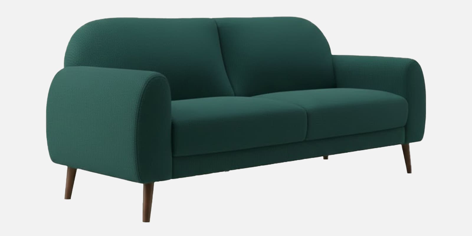 Elegant Velvet Fabric 3 Seater Sofa In Teal Green Color - Fine Arts (4)