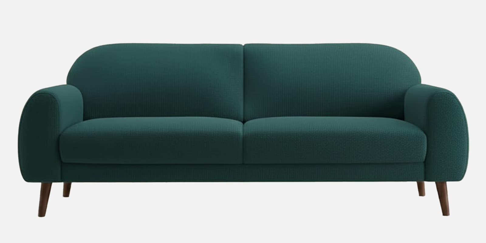 Elegant Velvet Fabric 3 Seater Sofa In Teal Green Color - Fine Arts (5)