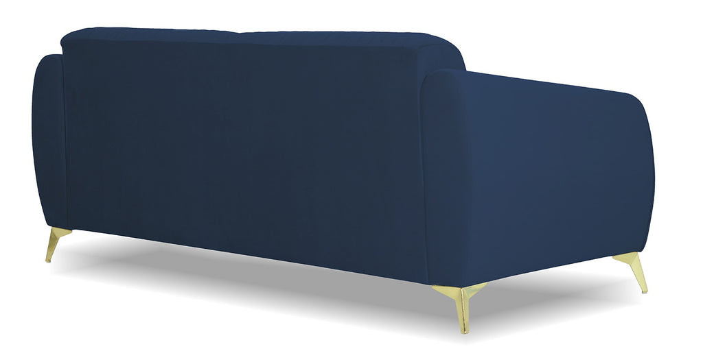 Luster Plus 3 Seater Sofa in Blue Colour - Fine Arts (7)