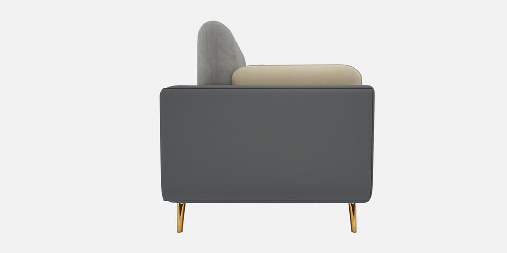 Montez Velvet 3 Seater Sofa in Grey & Beige Colour - Fine Arts (7)