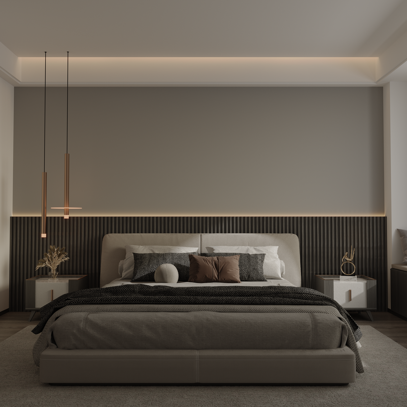 Queen Size Storage Bed - Fine Arts Wakad