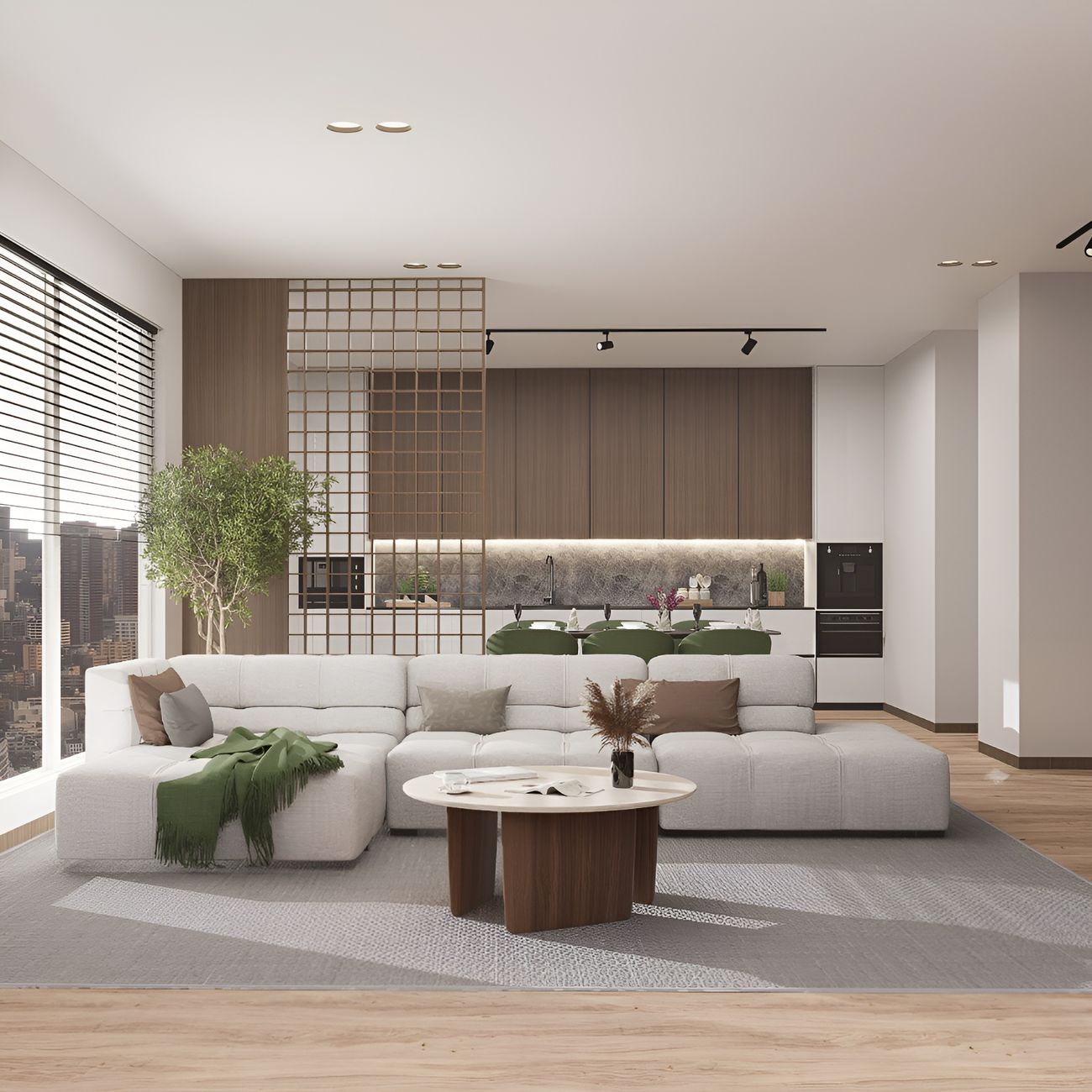 L-Shaped Sectional Sofa - Fine Arts Wakad