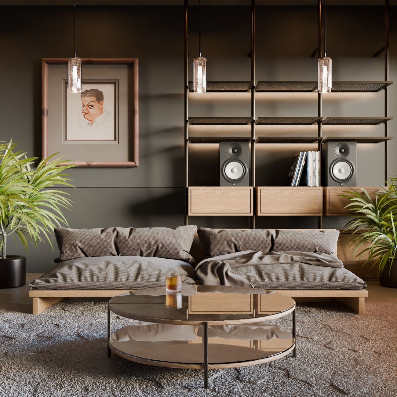 Round Coffee Table - Fine Arts Wakad