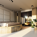 Queen Size Platform Bed - Fine Arts Wakad